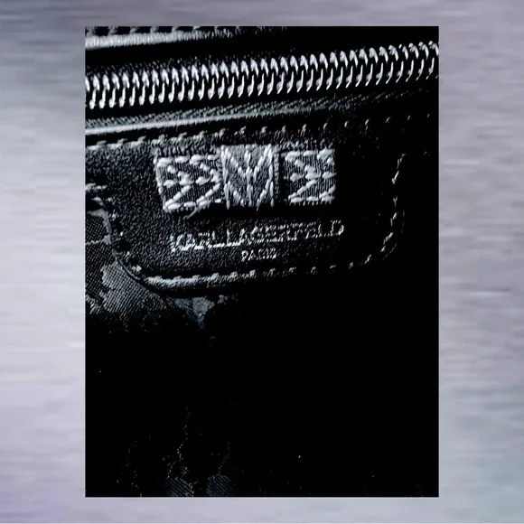 NWT Karl Lagerfeld Paris Agyness Textured
Shoulder Bag Comes with Dusty - Picture 11 of 15